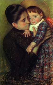  Epte Oil Painting - Helene de Septeuil mothers children Mary Cassatt